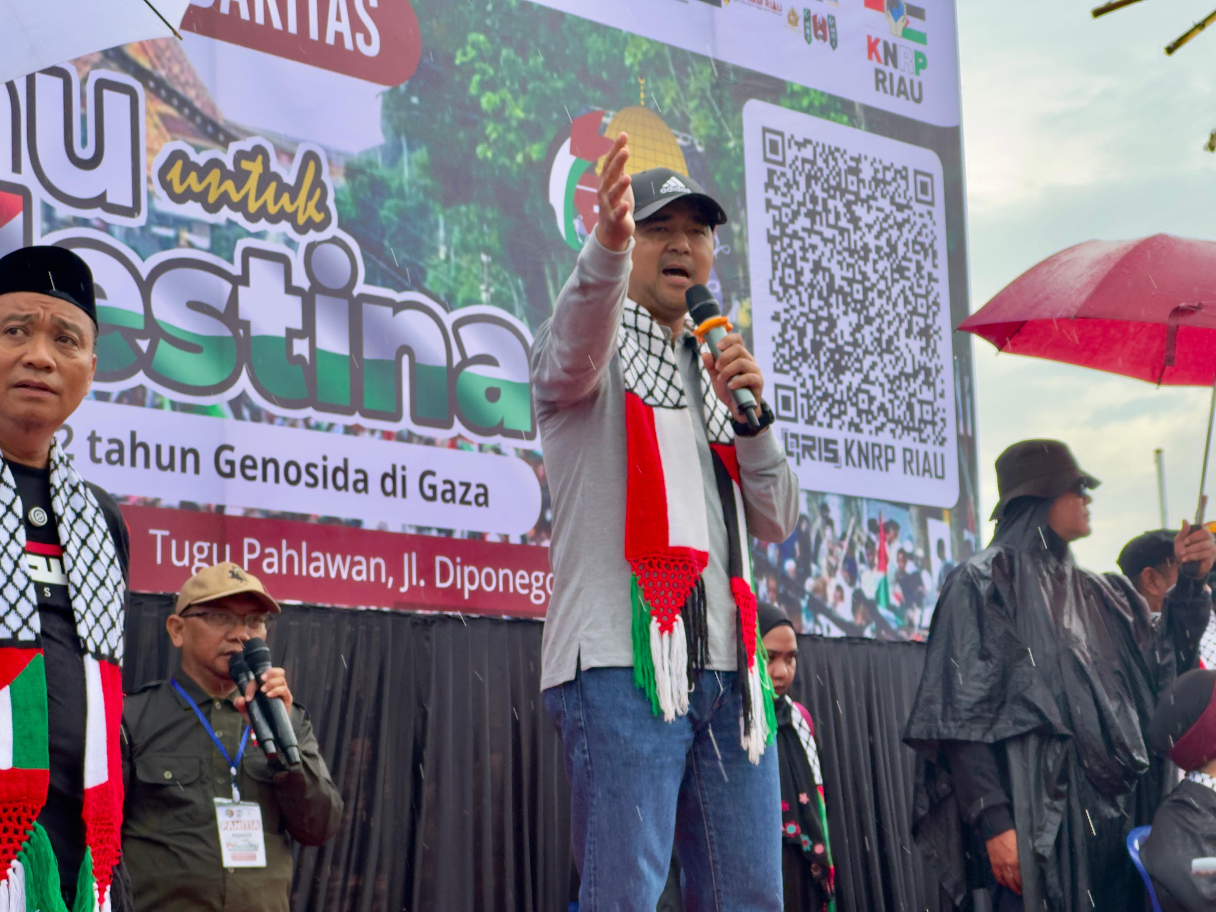 Riau Gelar Aksi Solidaritas dan Doa Bersama untuk Palestina
